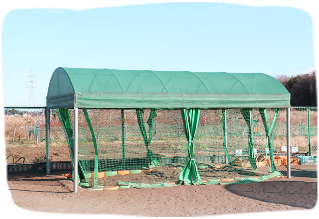 砂場日除けテント